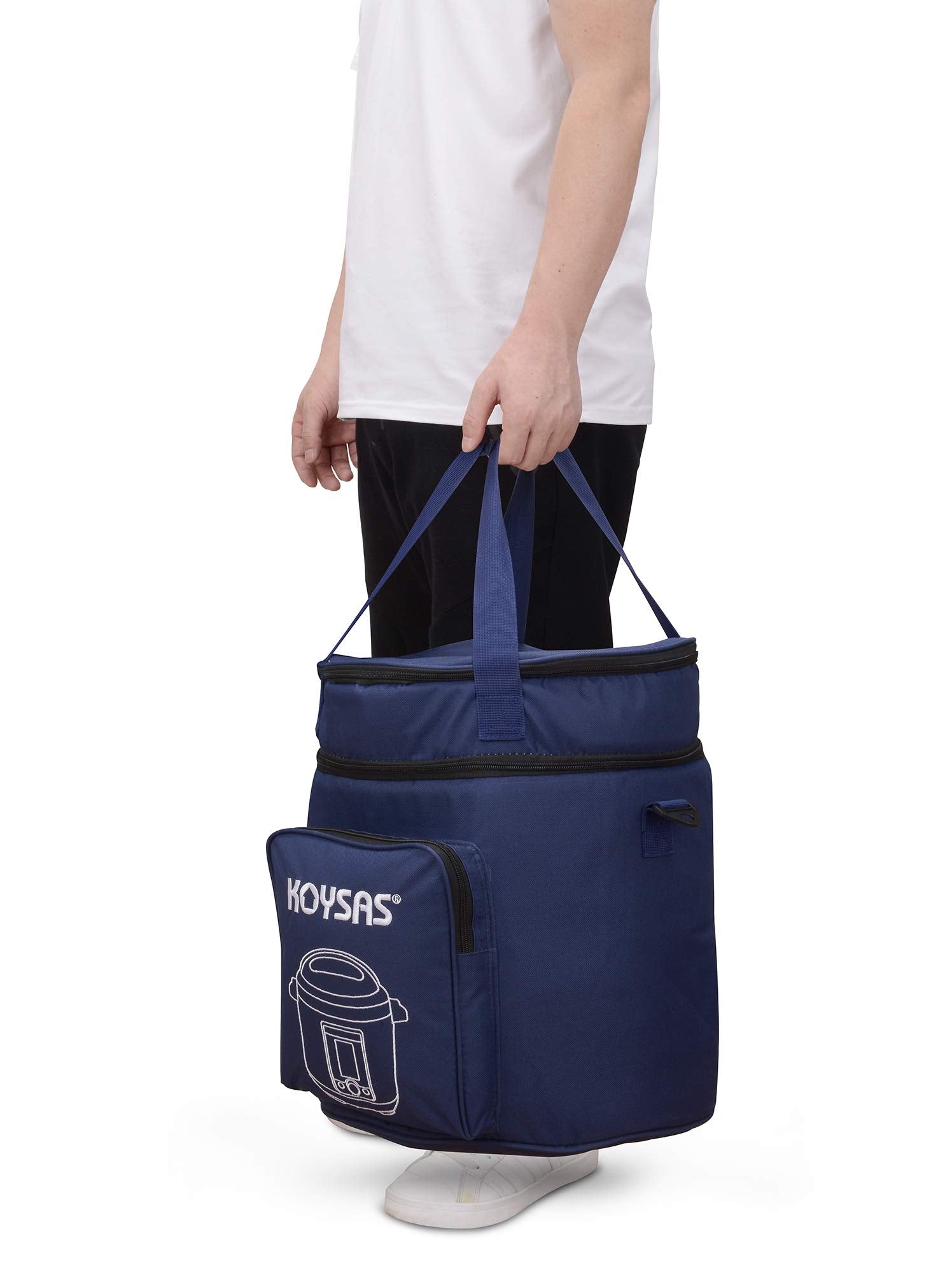 2 Compartments Carry Bag For 8 Quart Instant Pot Pressure Cooker Travel  Tote Bag